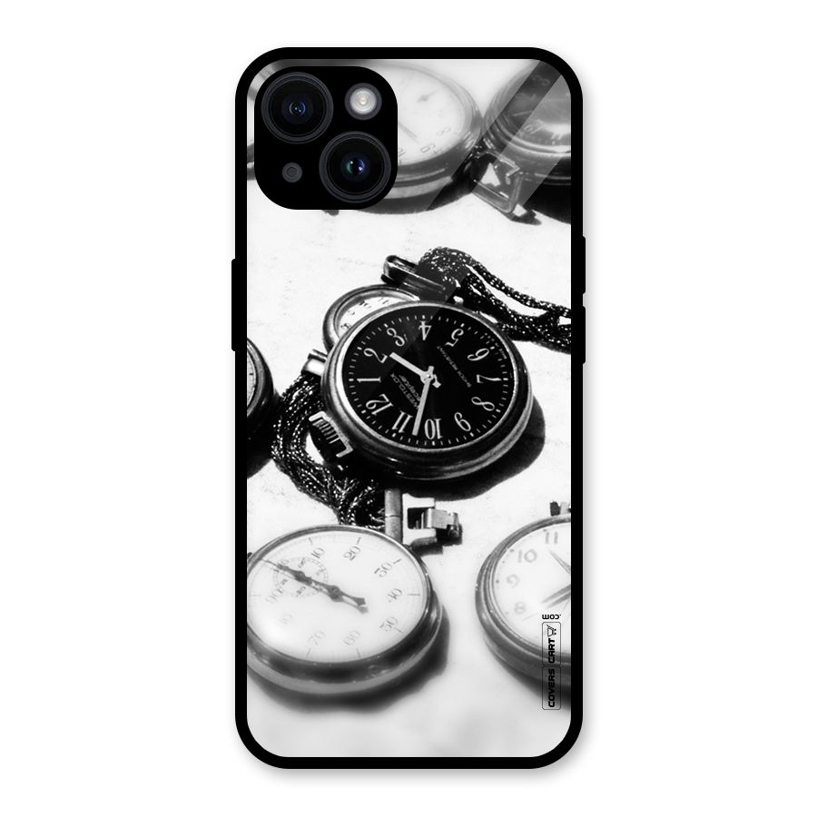 Clock Collection Glass Back Case for iPhone 14