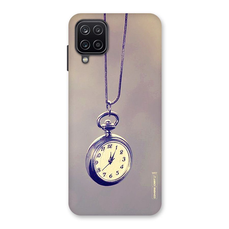 Clock Locket Back Case for Galaxy A12