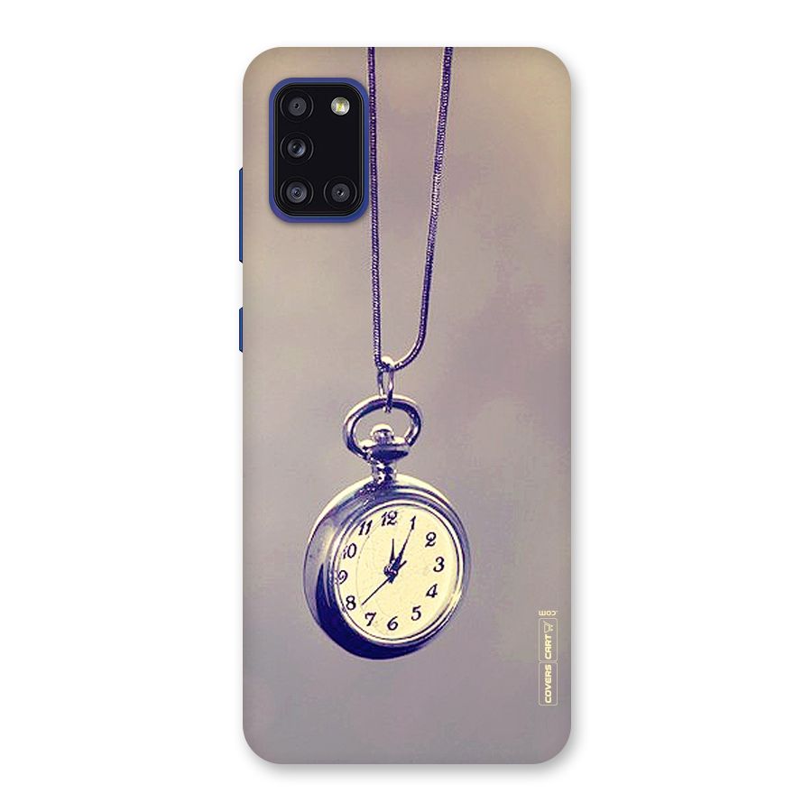 Clock Locket Back Case for Galaxy A31