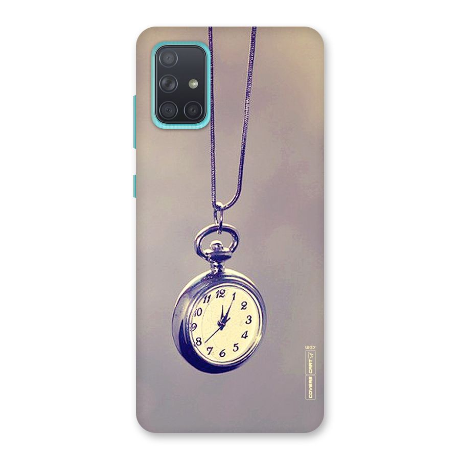 Clock Locket Back Case for Galaxy A71