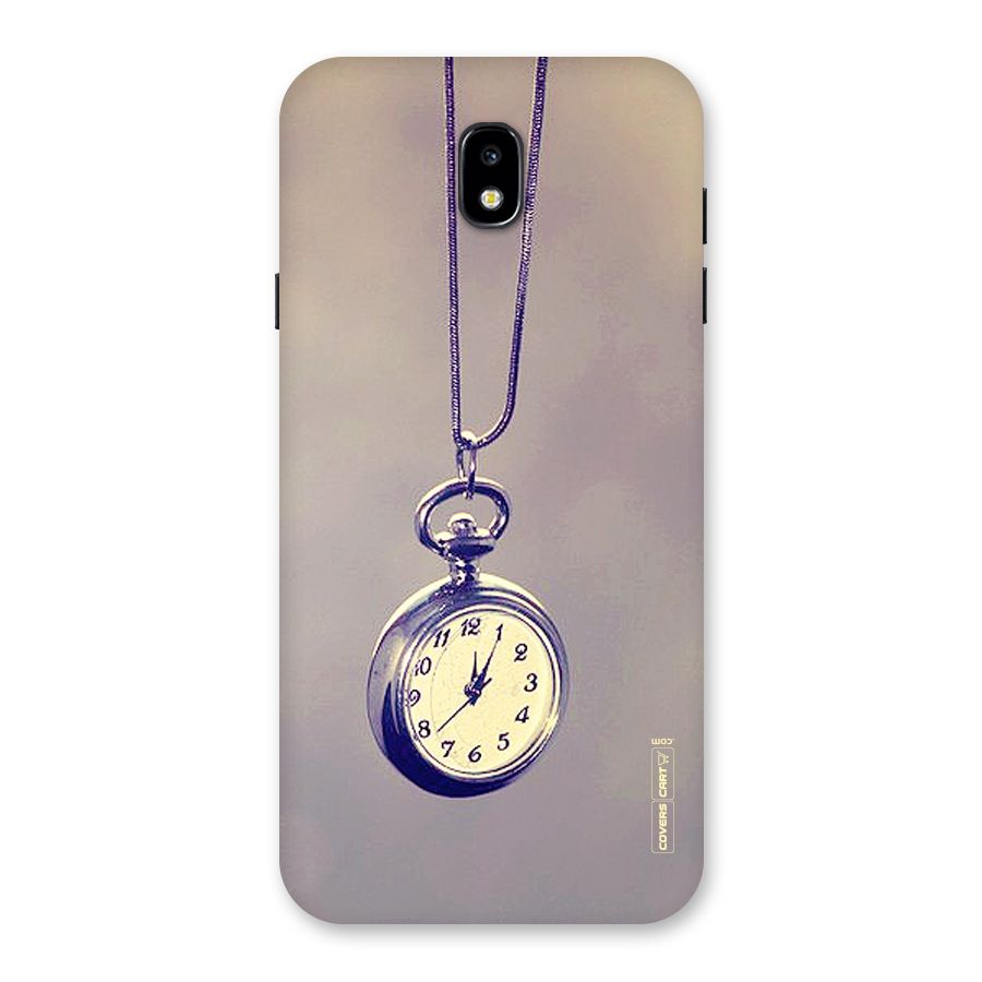 Clock Locket Back Case for Galaxy J7 Pro