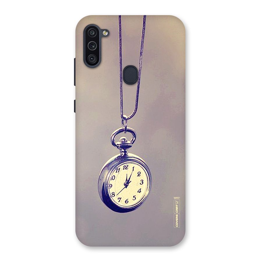 Clock Locket Back Case for Galaxy M11