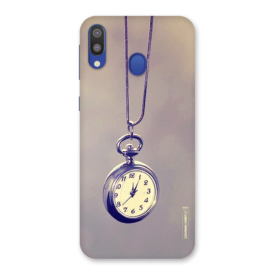Clock Locket Back Case for Galaxy M20