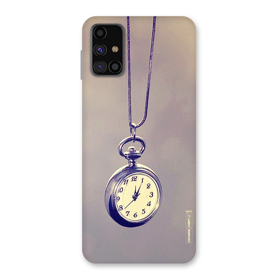 Clock Locket Back Case for Galaxy M31s