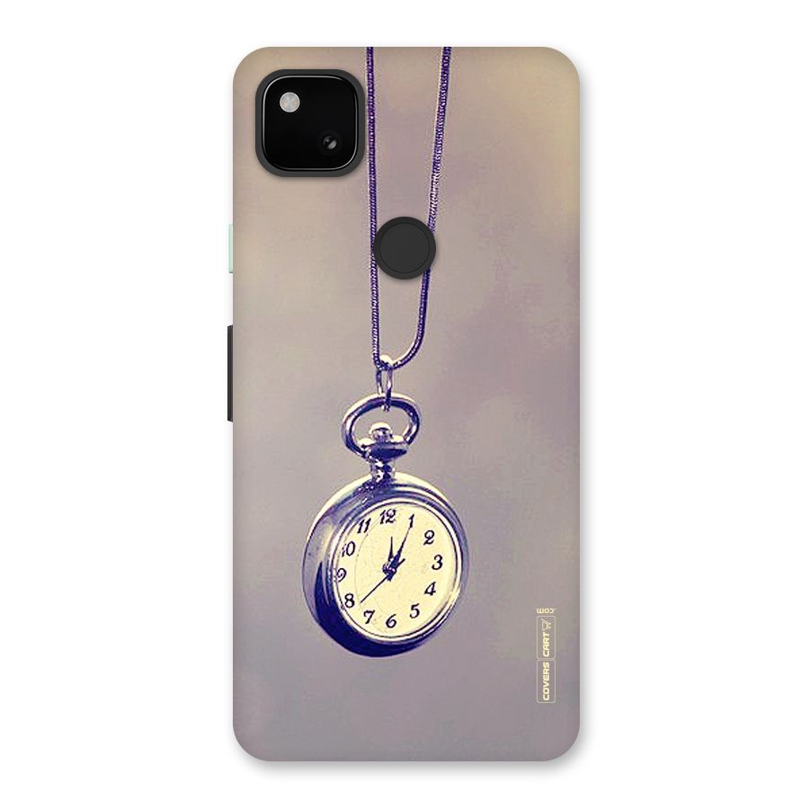 Clock Locket Back Case for Google Pixel 4a