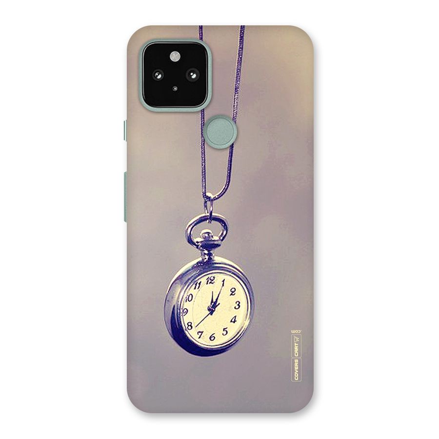Clock Locket Back Case for Google Pixel 5