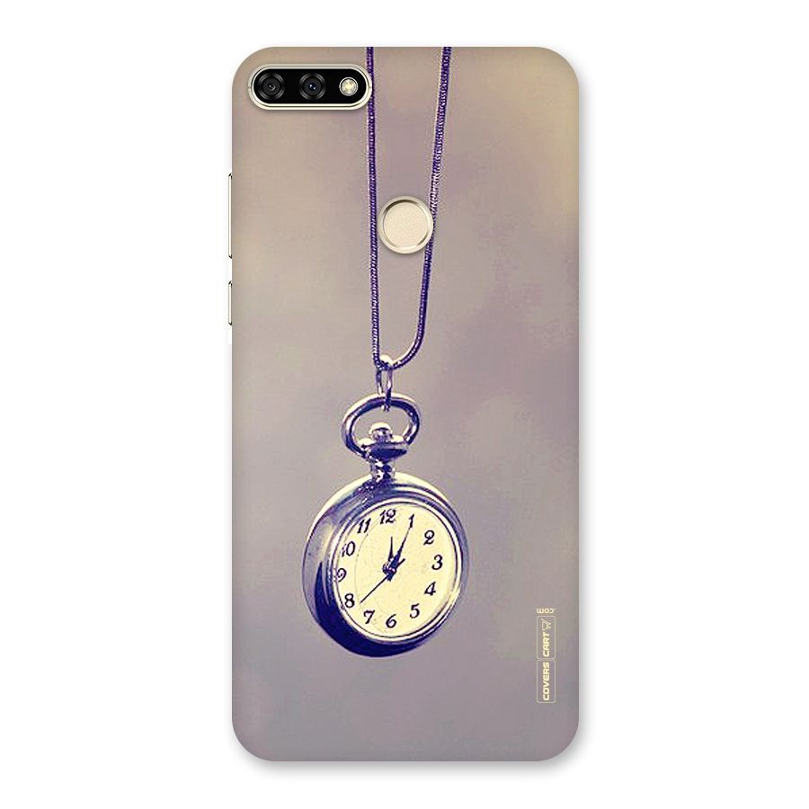 Clock Locket Back Case for Honor 7A