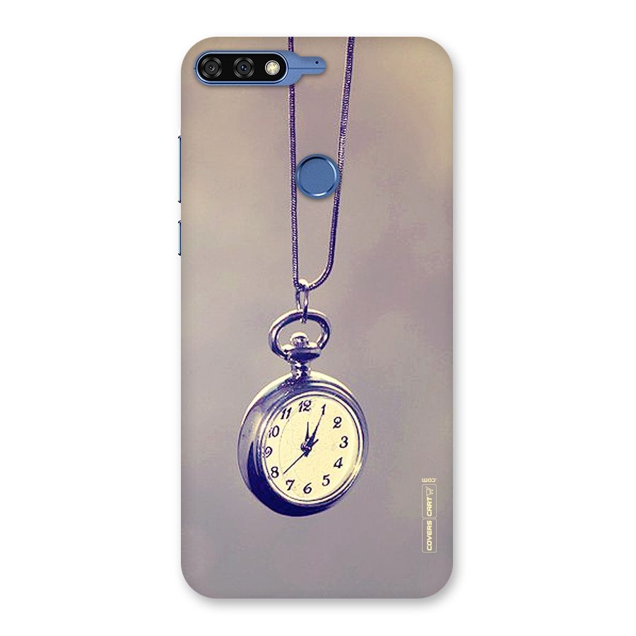 Clock Locket Back Case for Honor 7C