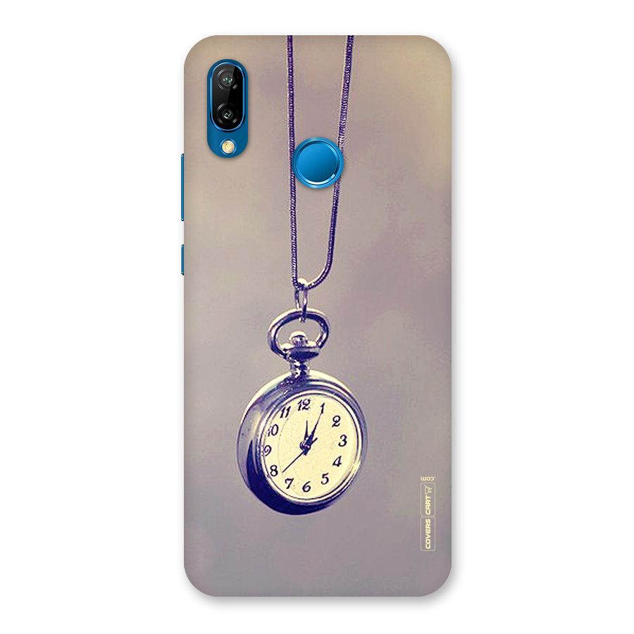 Clock Locket Back Case for Huawei P20 Lite