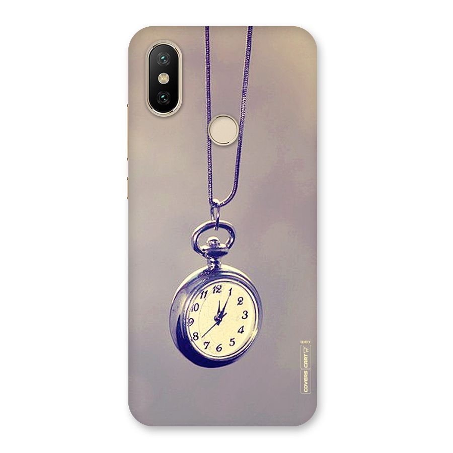 Clock Locket Back Case for Mi A2