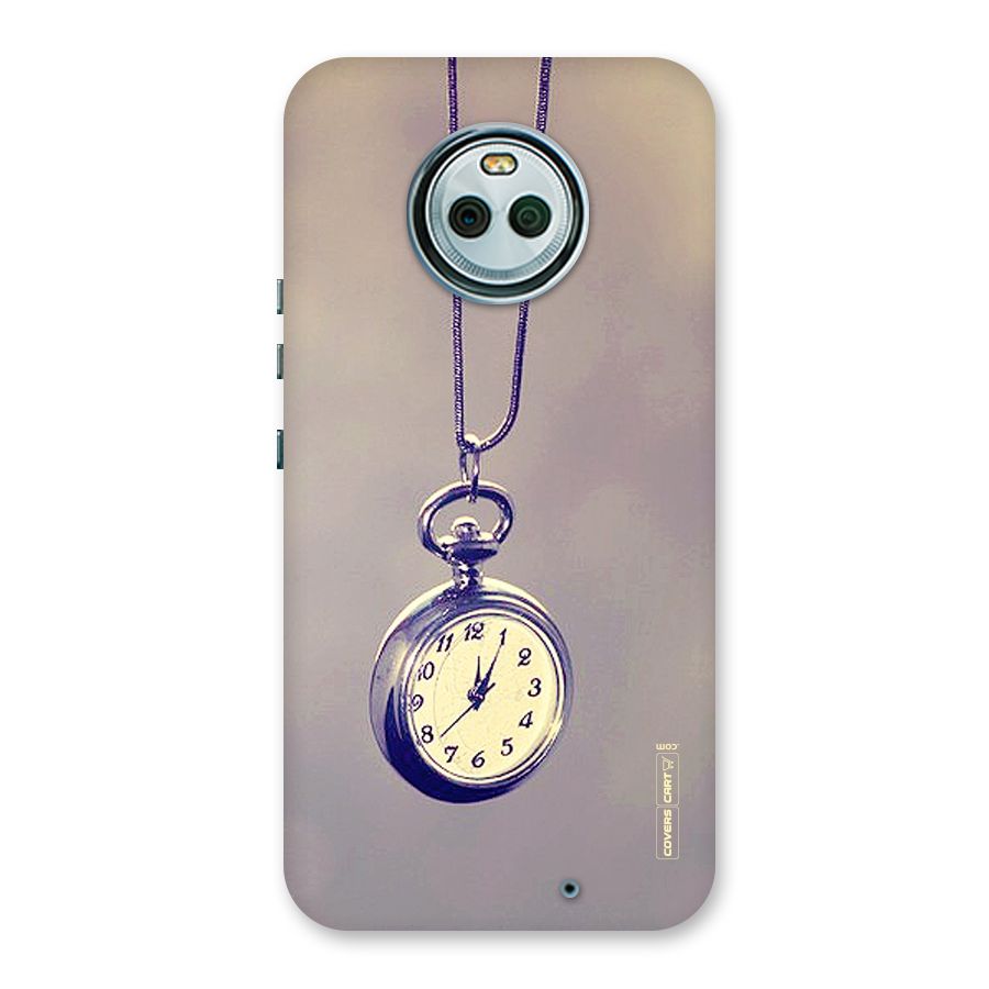 Clock Locket Back Case for Moto X4