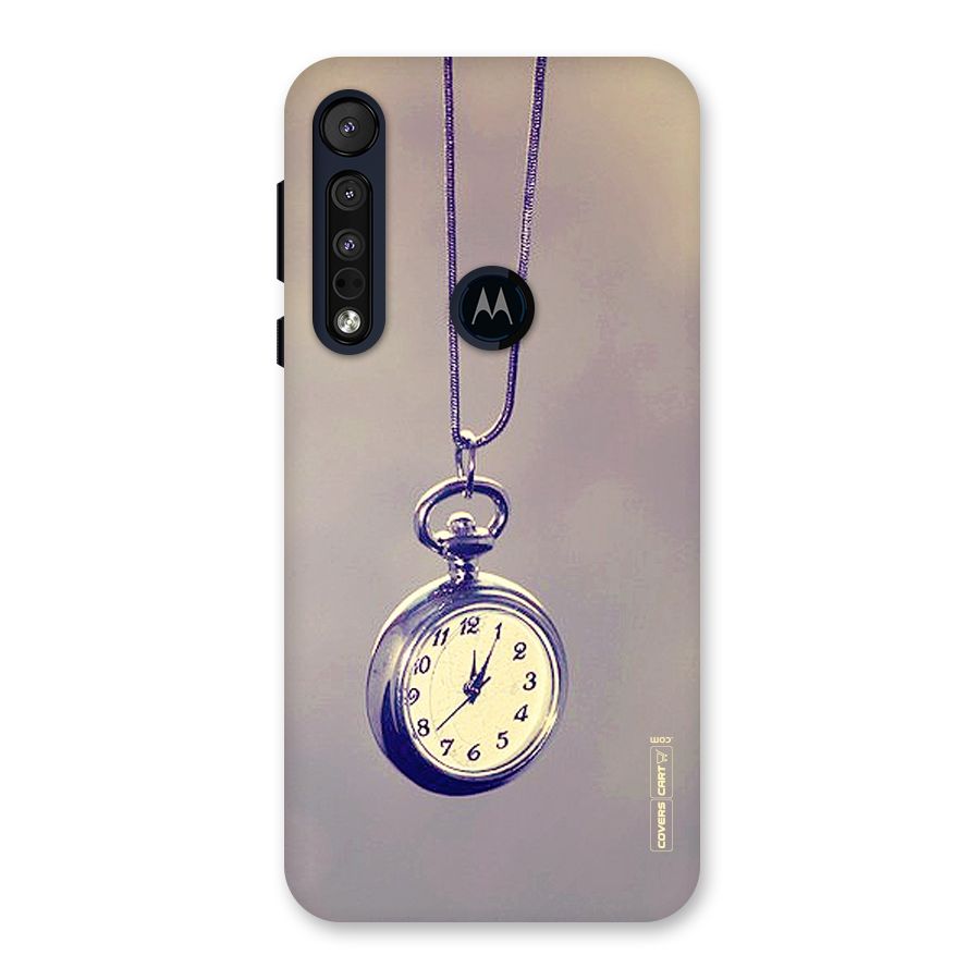 Clock Locket Back Case for Motorola One Macro