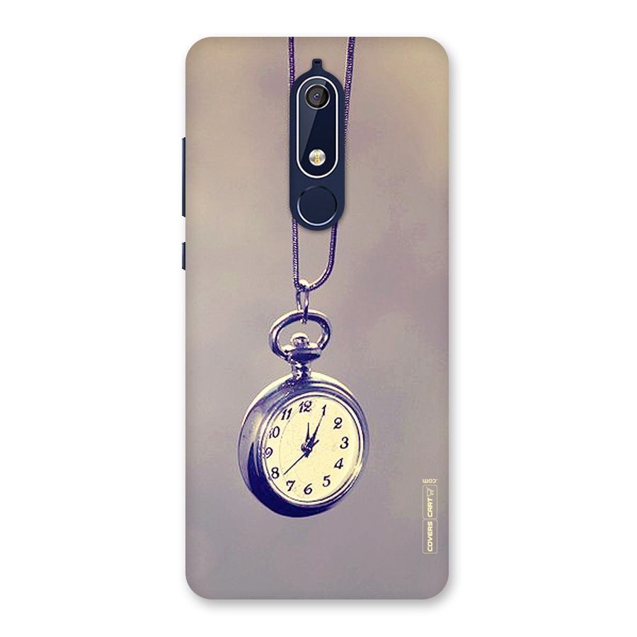 Clock Locket Back Case for Nokia 5.1
