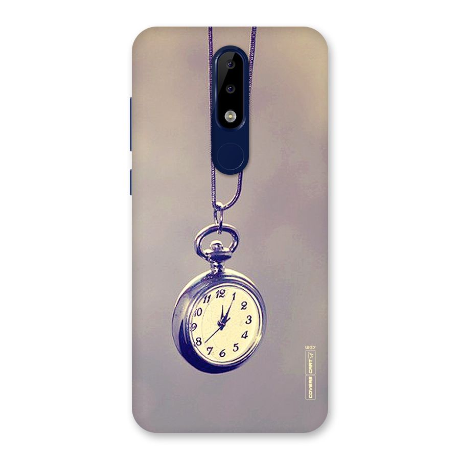 Clock Locket Back Case for Nokia 5.1 Plus