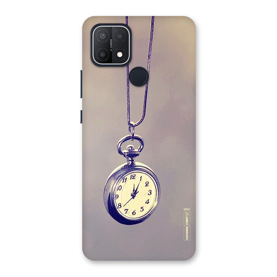 Clock Locket Back Case for Oppo A15