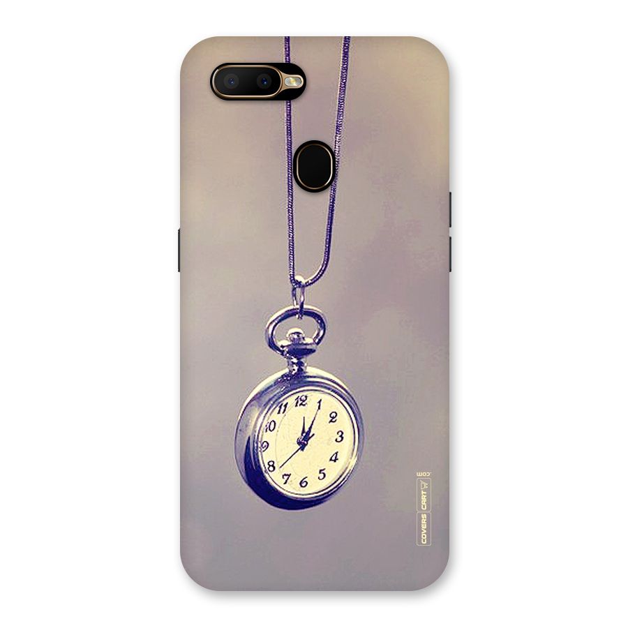 Clock Locket Back Case for Oppo A5s