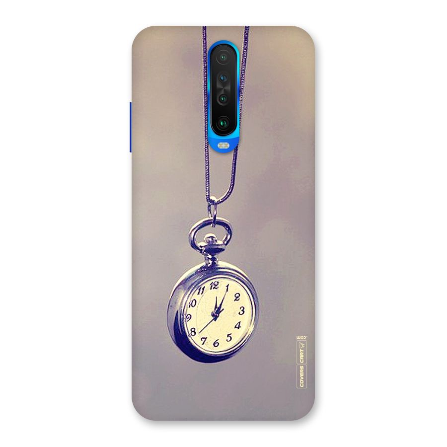 Clock Locket Back Case for Poco X2