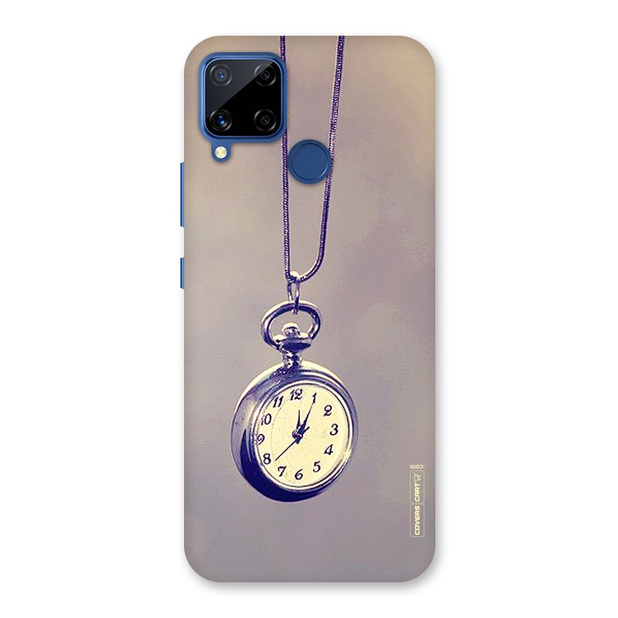 Clock Locket Back Case for Realme C15