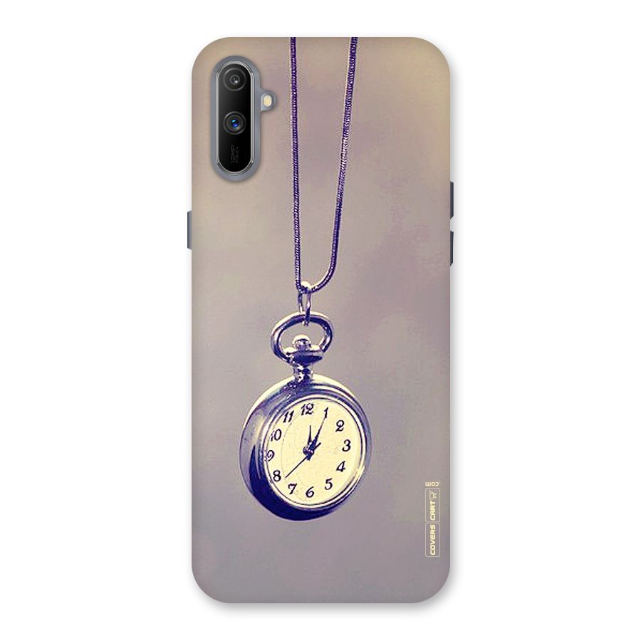 Clock Locket Back Case for Realme C3