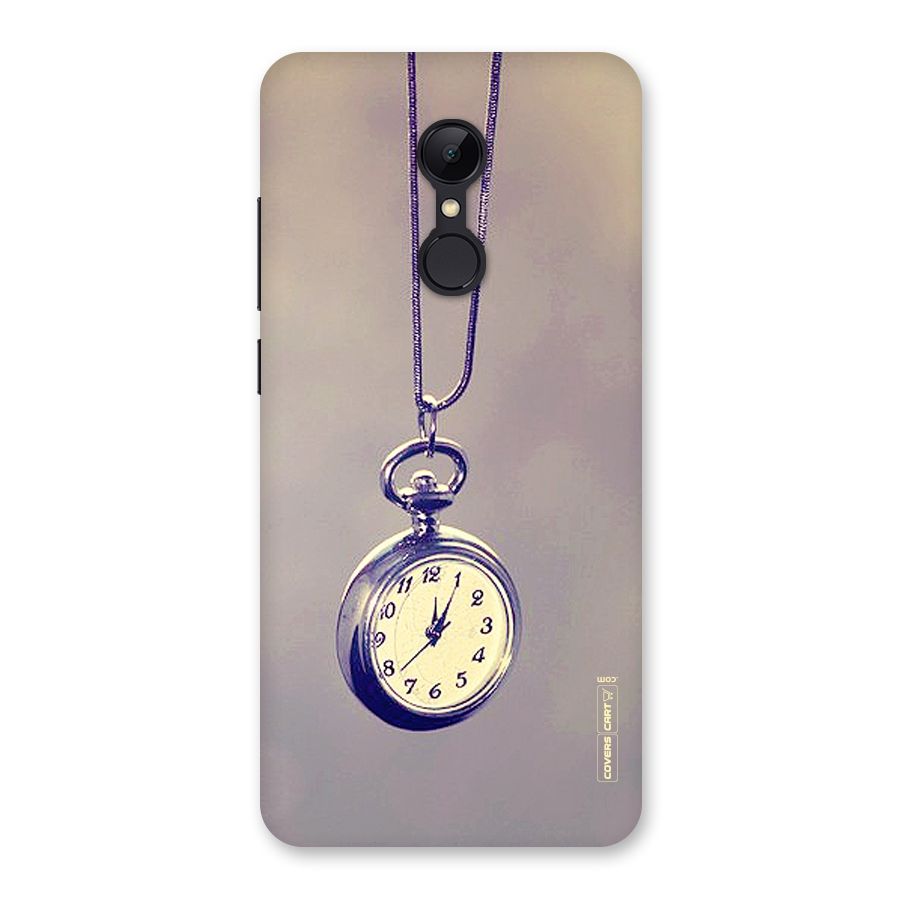 Clock Locket Back Case for Redmi 5