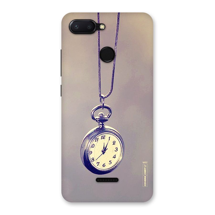 Clock Locket Back Case for Redmi 6