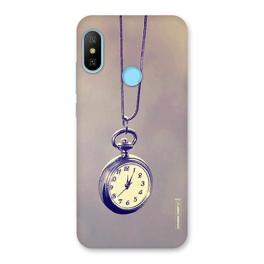 Clock Locket Back Case for Redmi 6 Pro