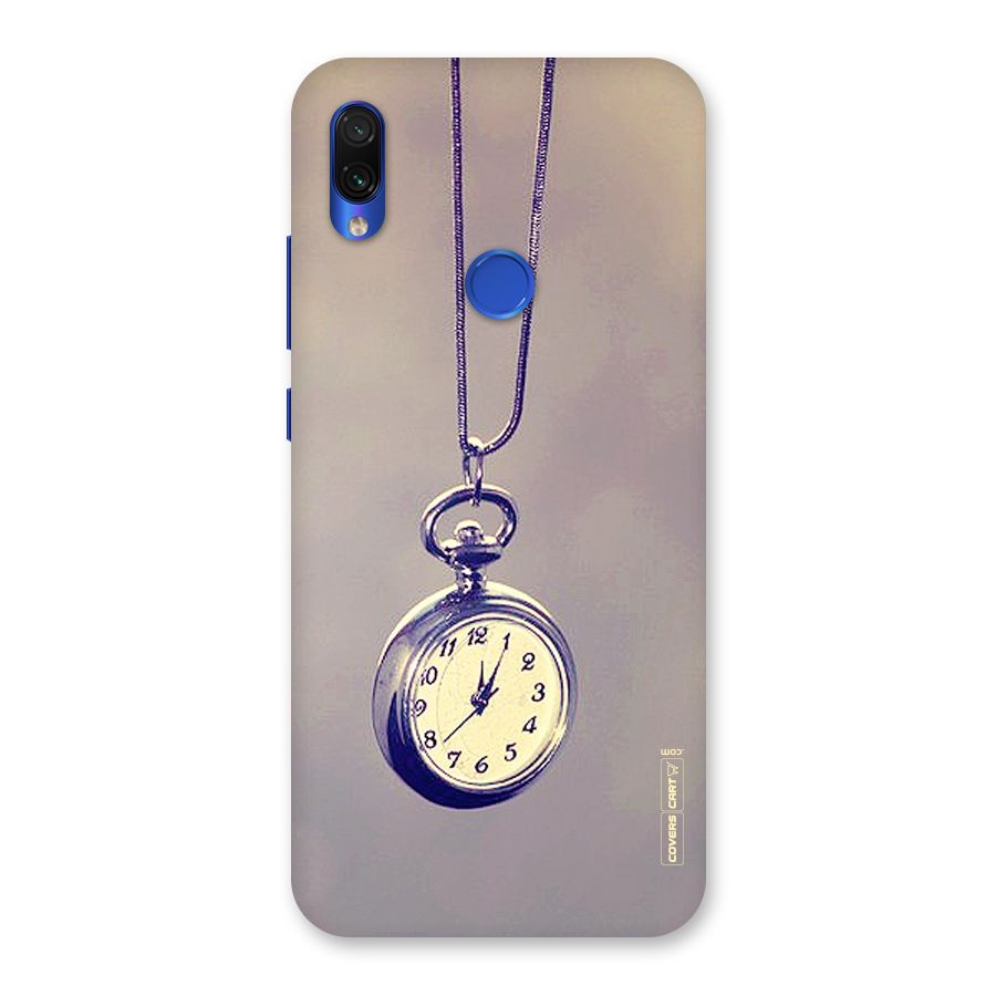 Clock Locket Back Case for Redmi Note 7S