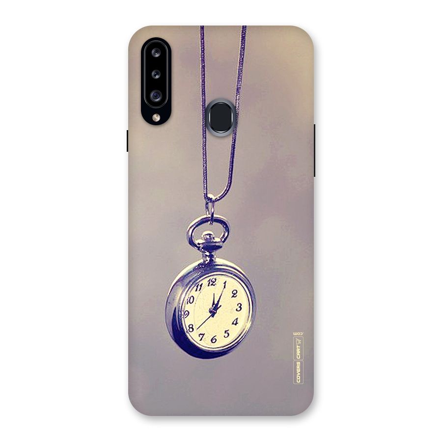 Clock Locket Back Case for Samsung Galaxy A20s