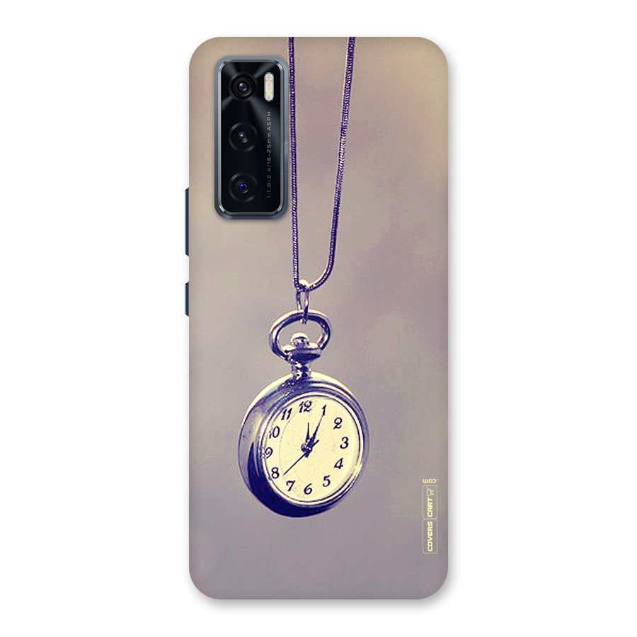 Clock Locket Back Case for Vivo V20 SE