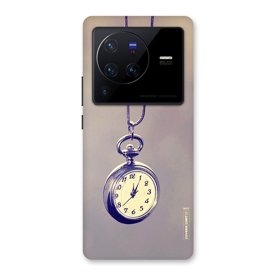 Clock Locket Back Case for Vivo X80 Pro