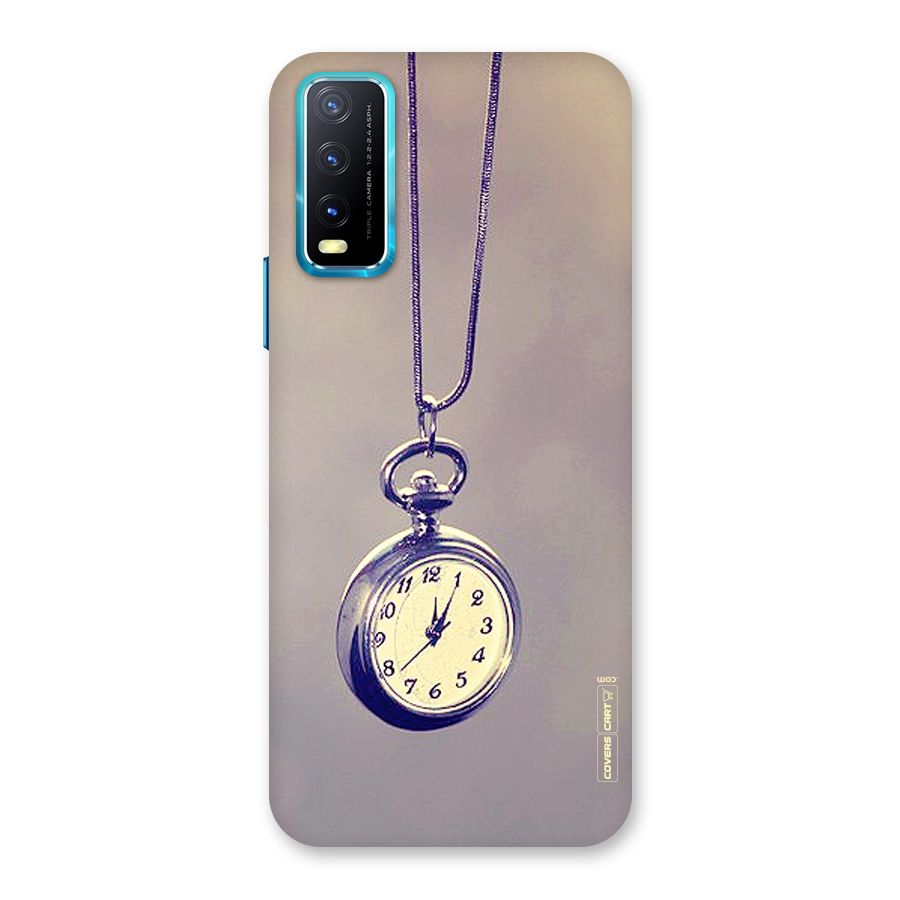 Clock Locket Back Case for Vivo Y20