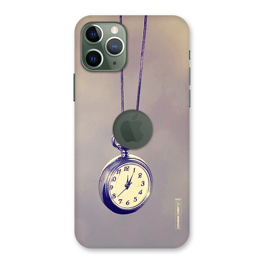 Clock Locket Back Case for iPhone 11 Pro Logo  Cut