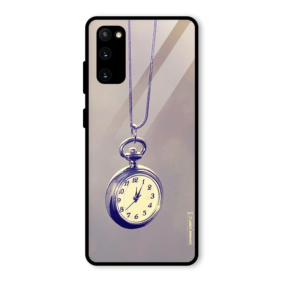 Clock Locket Glass Back Case for Galaxy S20 FE 5G