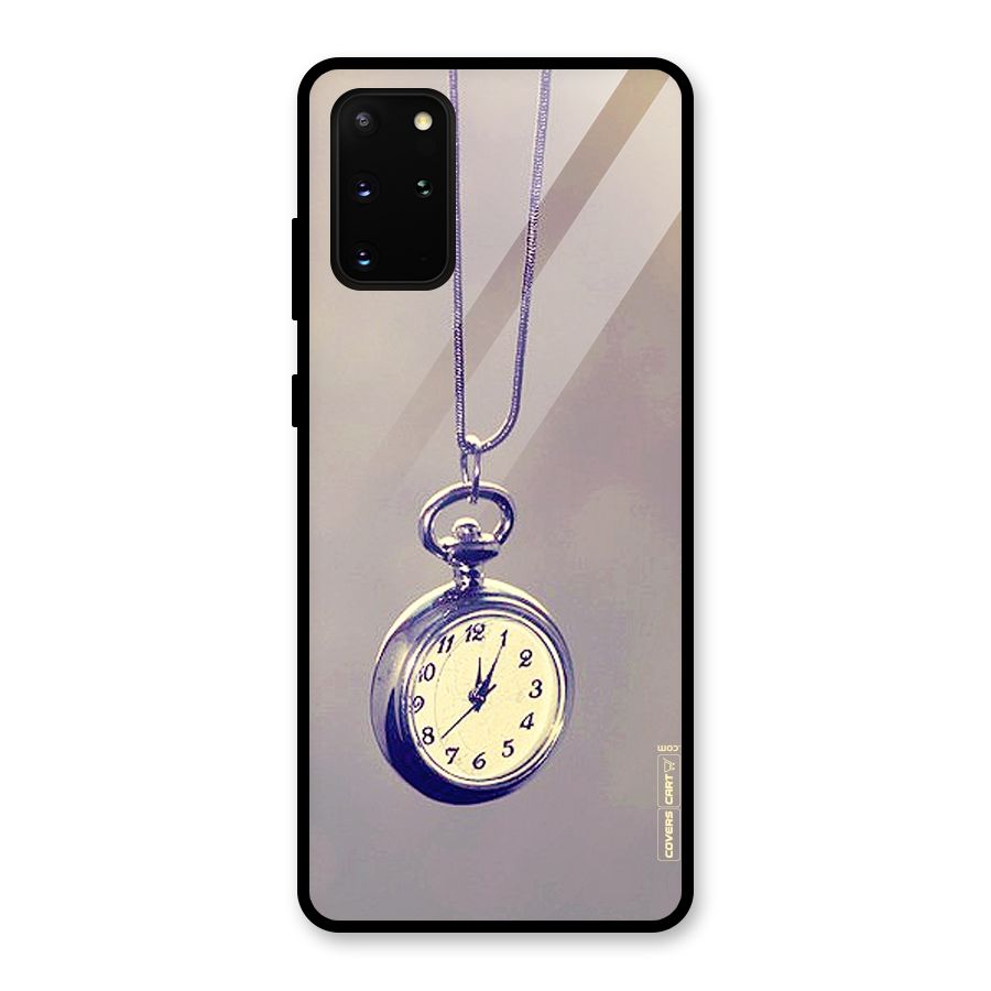 Clock Locket Glass Back Case for Galaxy S20 Plus