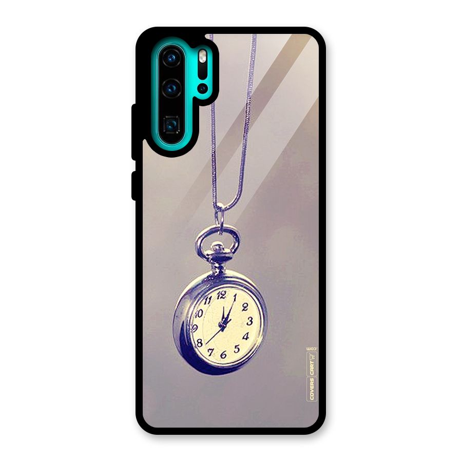 Clock Locket Glass Back Case for Huawei P30 Pro