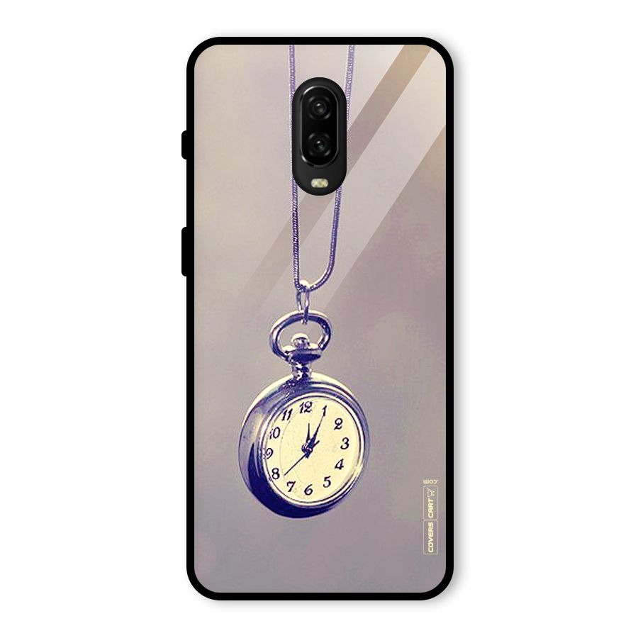 Clock Locket Glass Back Case for OnePlus 6T