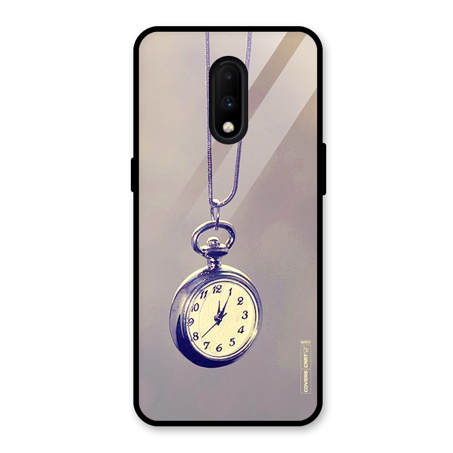 Clock Locket Glass Back Case for OnePlus 7