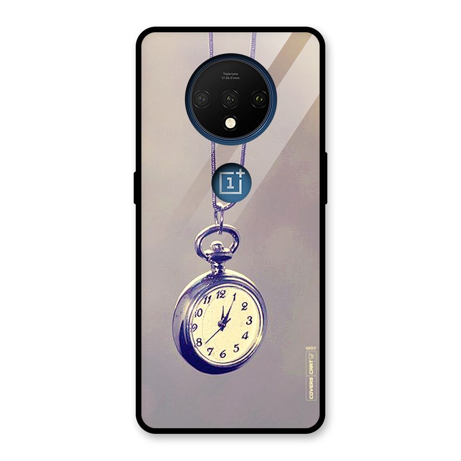Clock Locket Glass Back Case for OnePlus 7T