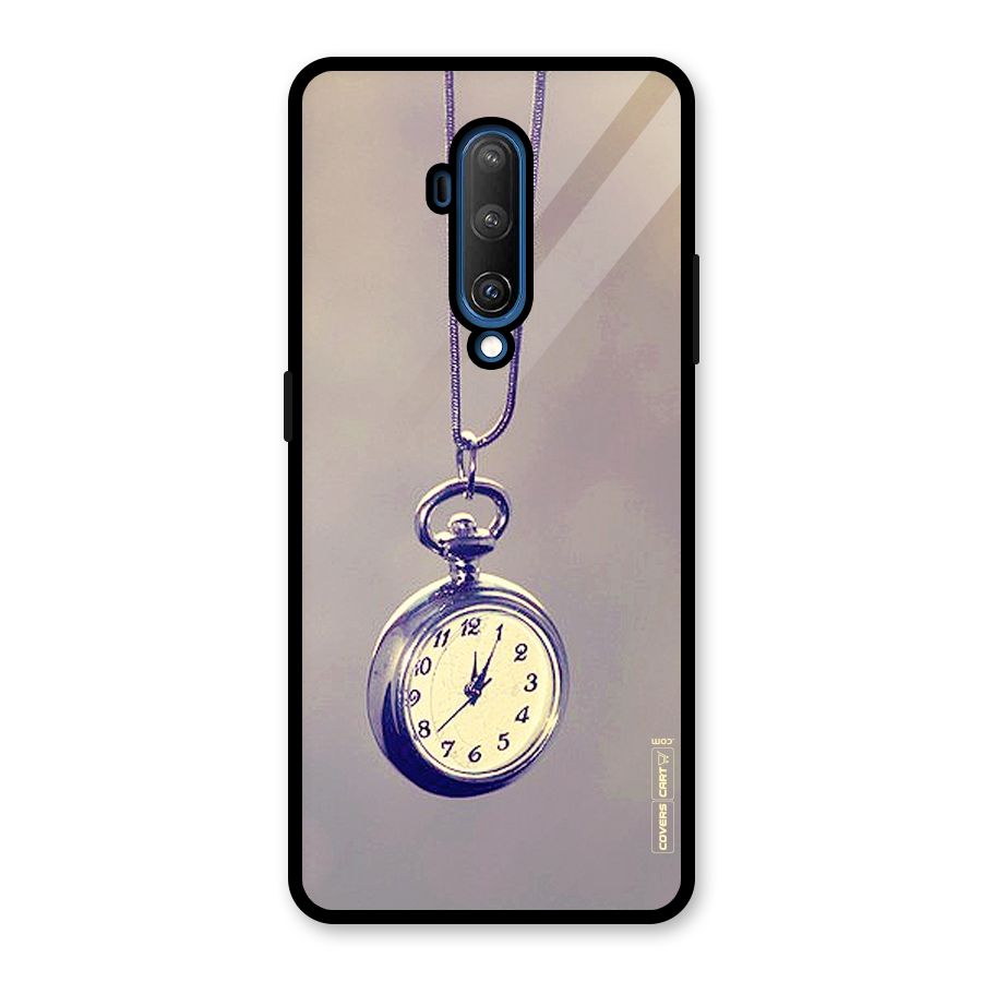 Clock Locket Glass Back Case for OnePlus 7T Pro