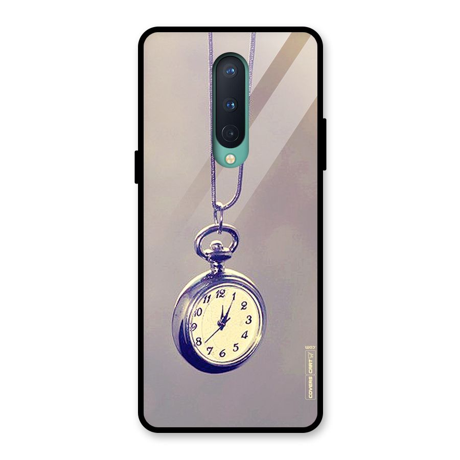 Clock Locket Glass Back Case for OnePlus 8