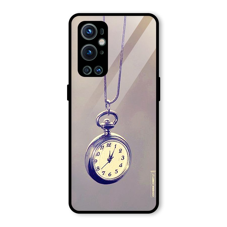 Clock Locket Glass Back Case for OnePlus 9 Pro