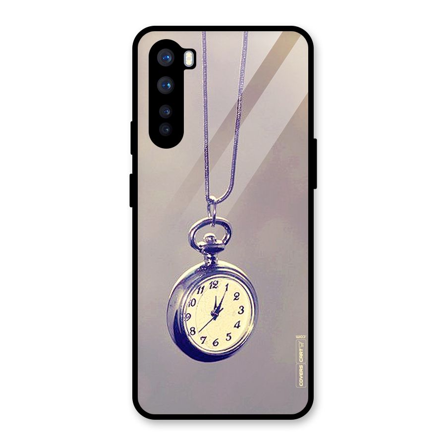 Clock Locket Glass Back Case for OnePlus Nord