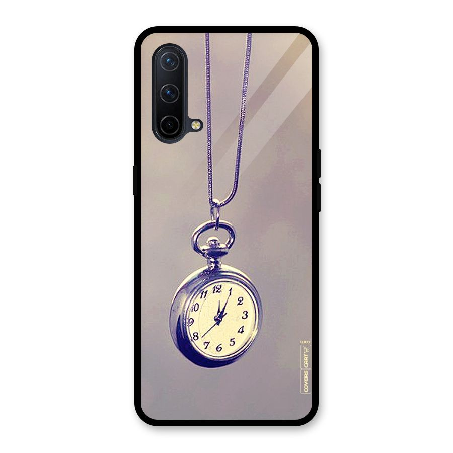 Clock Locket Glass Back Case for OnePlus Nord CE 5G