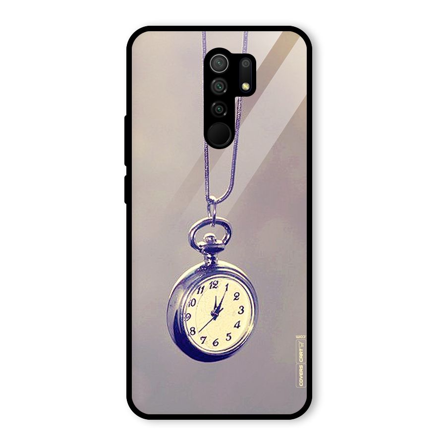 Clock Locket Glass Back Case for Poco M2