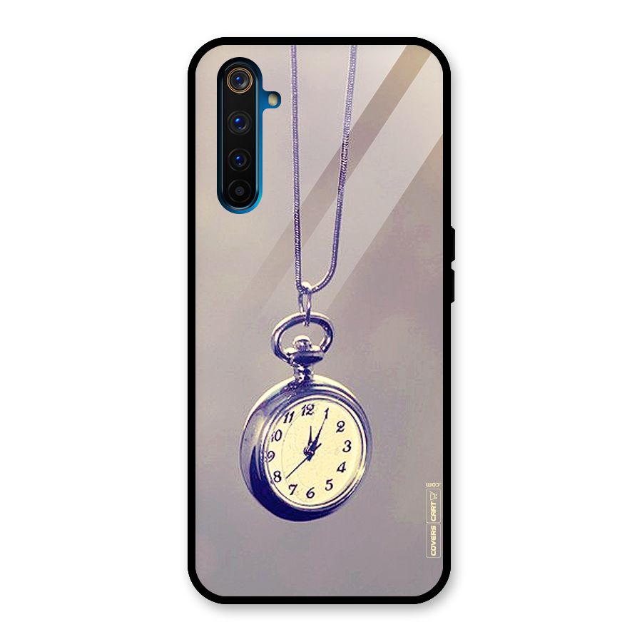 Clock Locket Glass Back Case for Realme 6 Pro