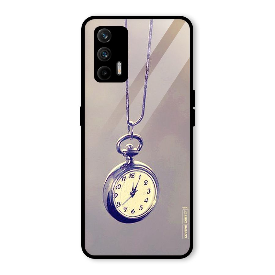 Clock Locket Glass Back Case for Realme GT 5G