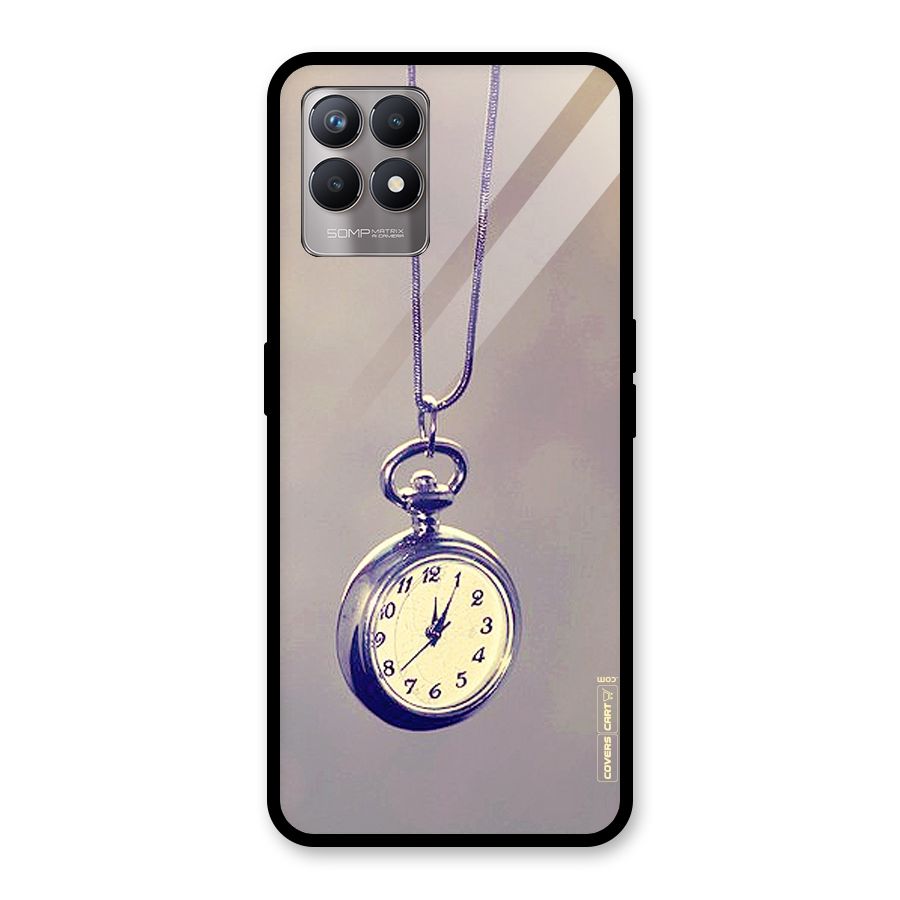 Clock Locket Glass Back Case for Realme Narzo 50