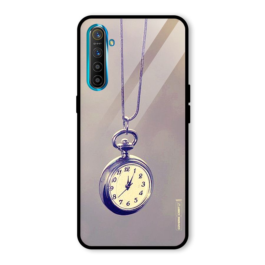 Clock Locket Glass Back Case for Realme X2