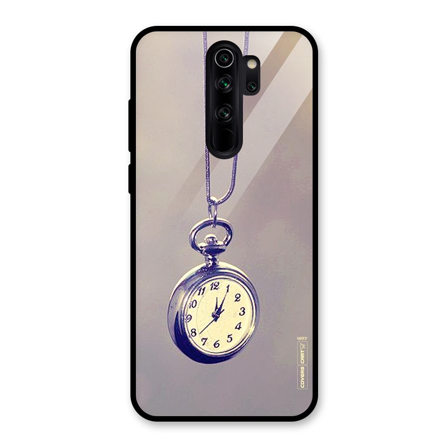Clock Locket Glass Back Case for Redmi Note 8 Pro