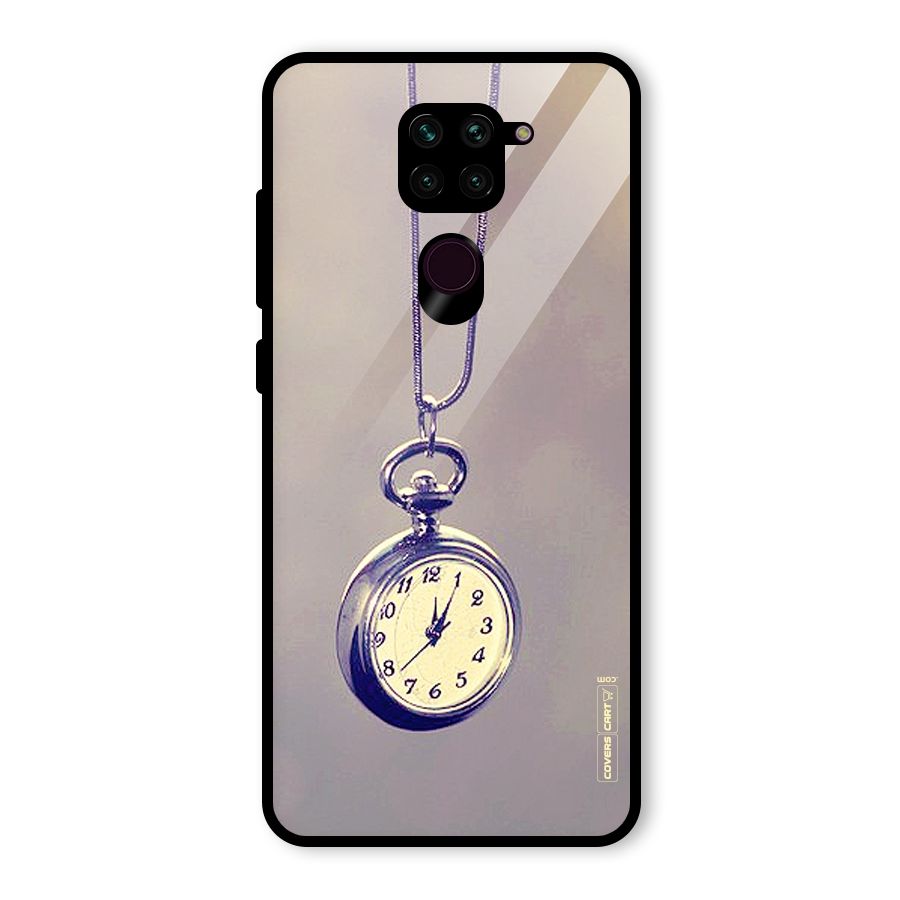Clock Locket Glass Back Case for Redmi Note 9